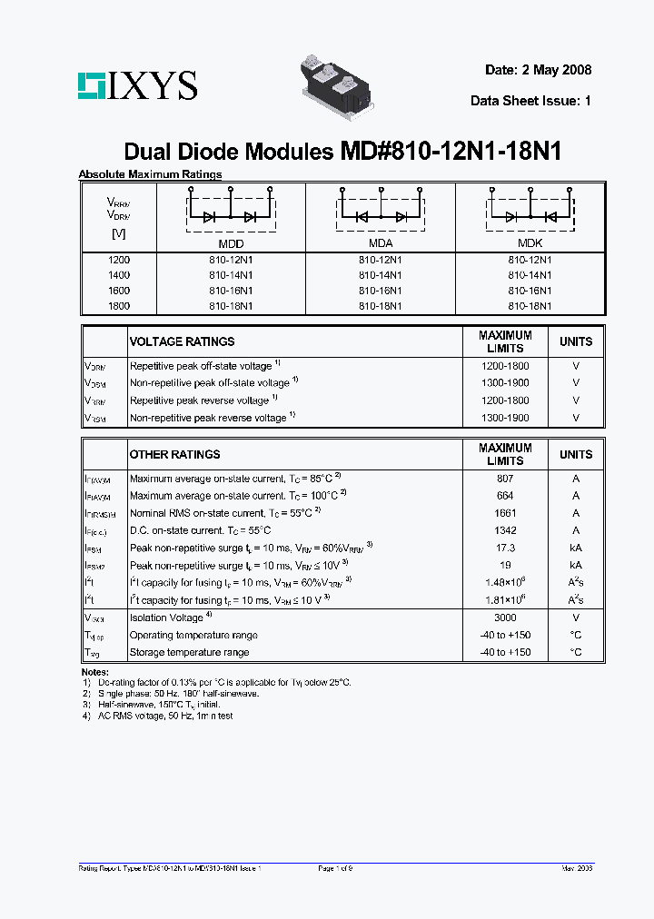 MDD810-12N1_7000152.PDF Datasheet