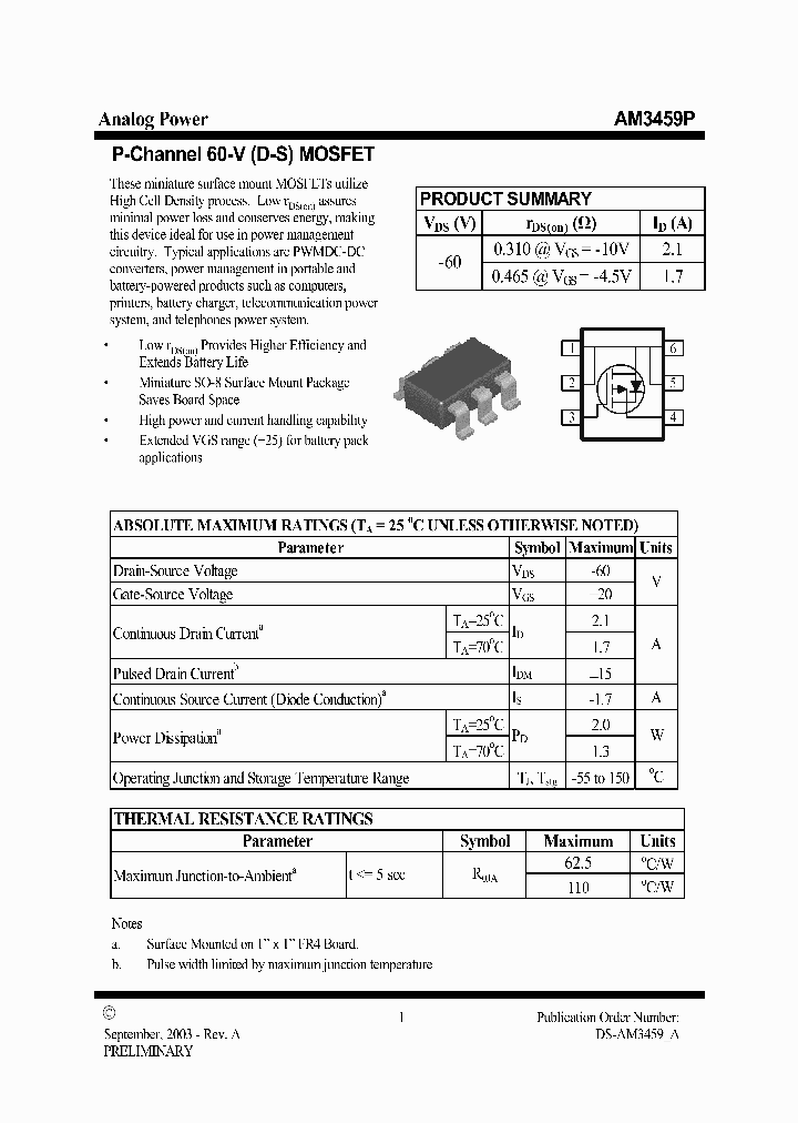 AM3459P_7000317.PDF Datasheet