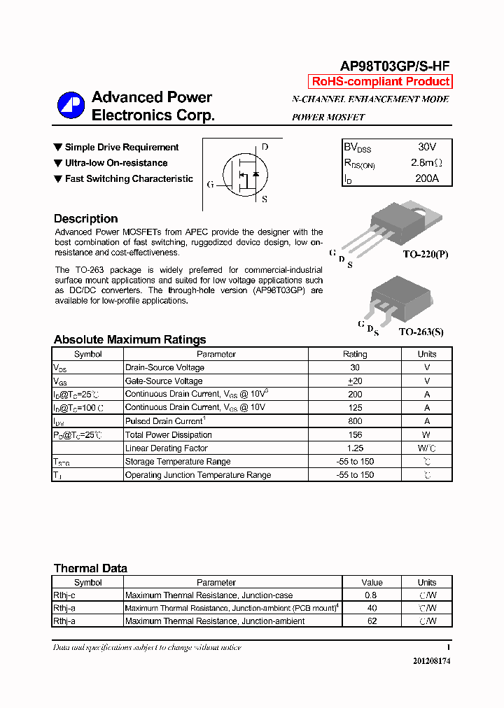AP98T03GPS-HF_7001420.PDF Datasheet
