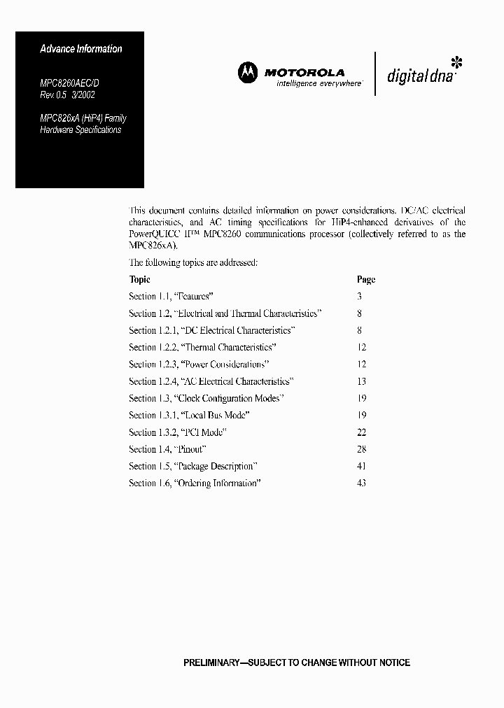 XPC8260ZU166A_7004884.PDF Datasheet