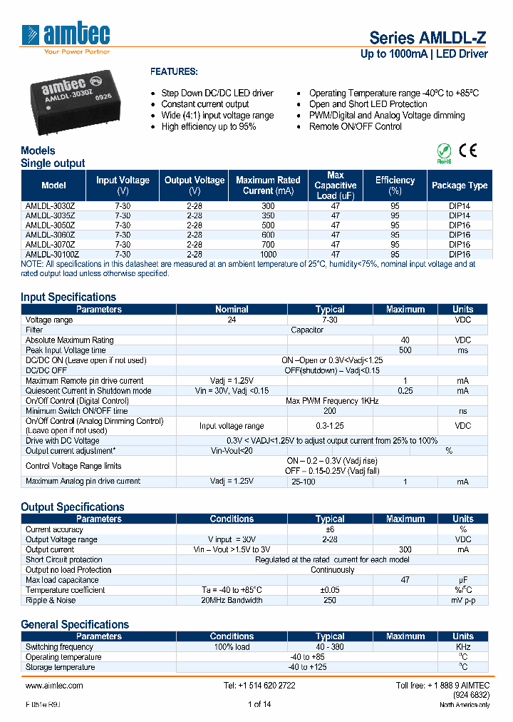AMLDL-Z13_7009188.PDF Datasheet