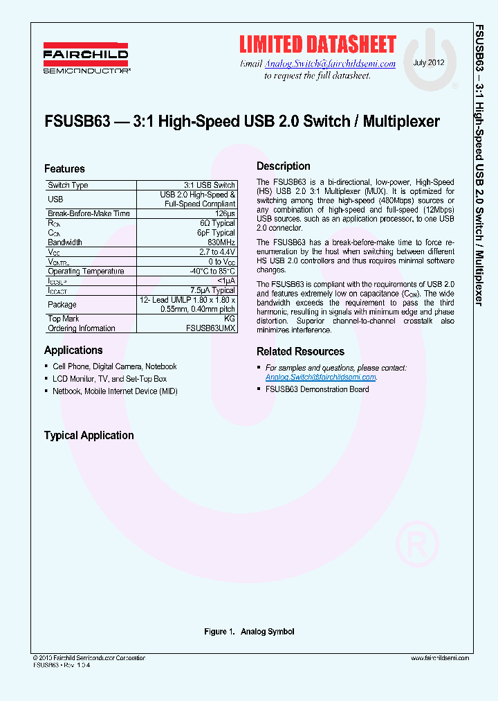 FSUSB63UMX_7012050.PDF Datasheet