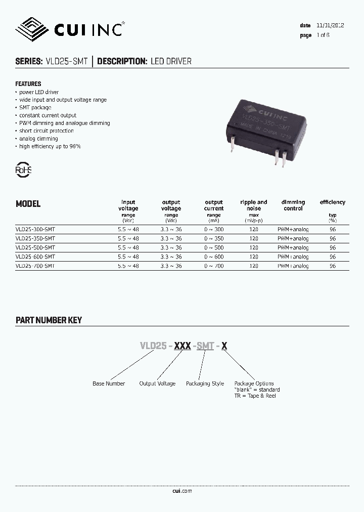 VLD25-300-SMT-TR_7049643.PDF Datasheet