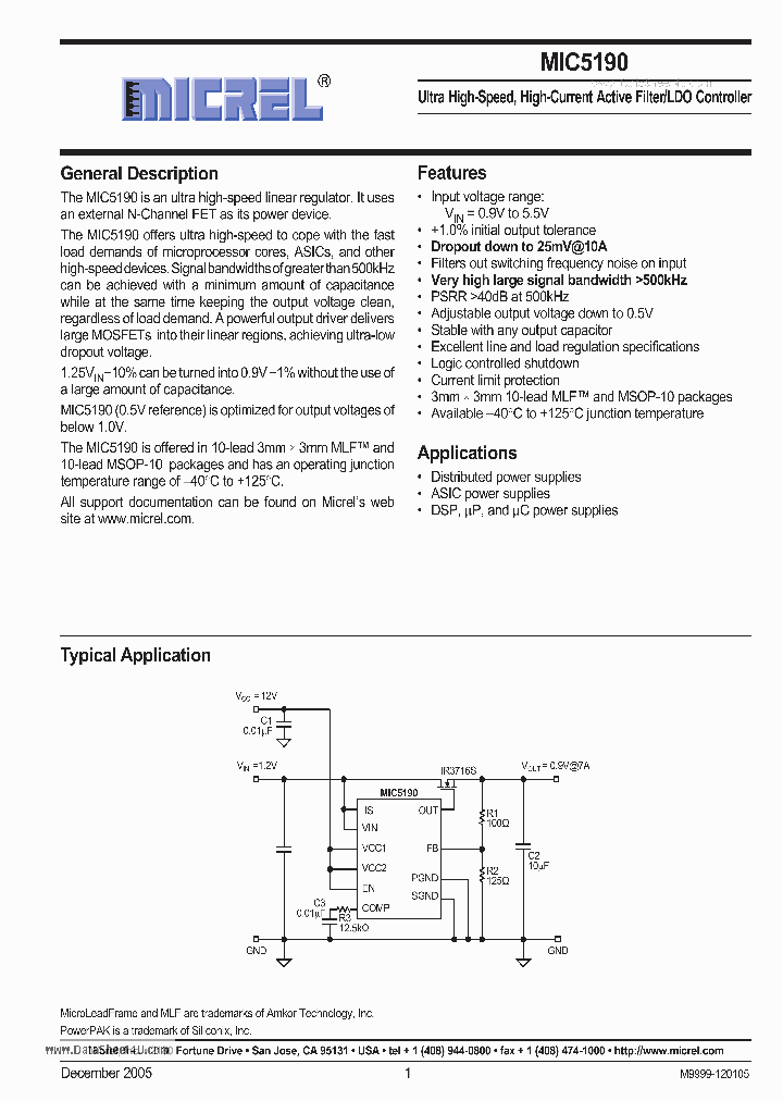 MIC5190_7048240.PDF Datasheet