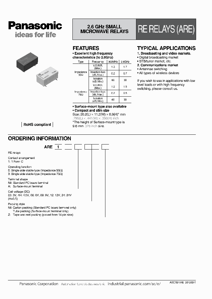 ARE10NIL12NIL_7062413.PDF Datasheet