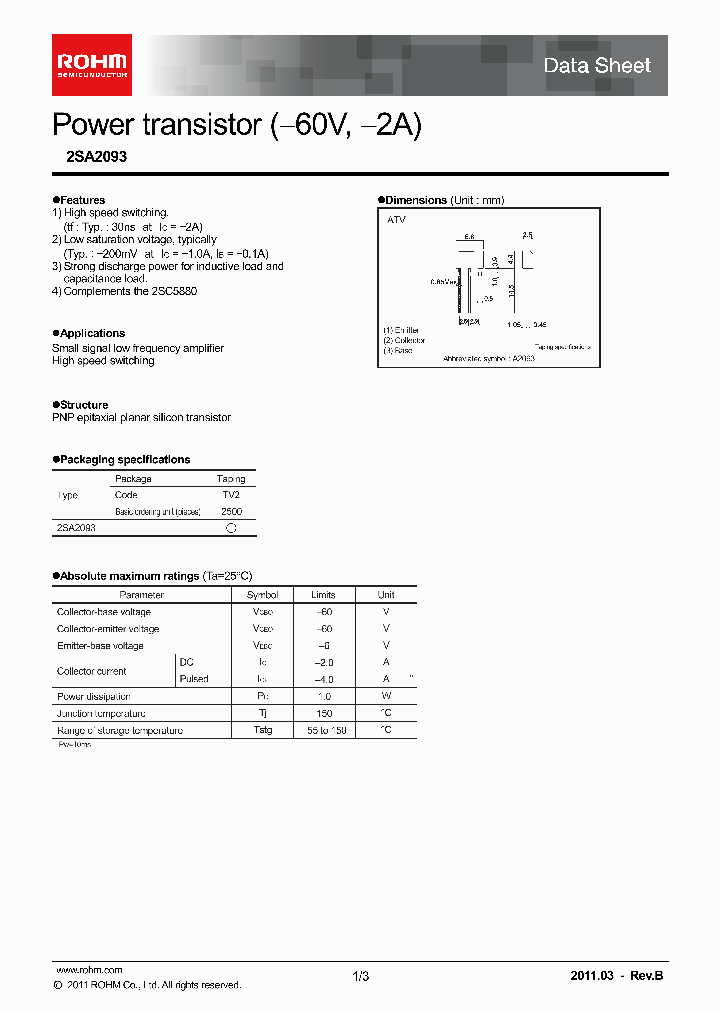 2SA209311_7077021.PDF Datasheet