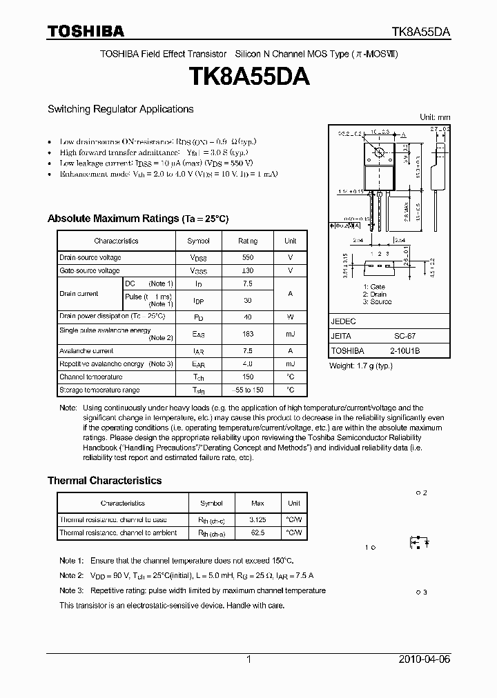 TK8A55DA_7060494.PDF Datasheet