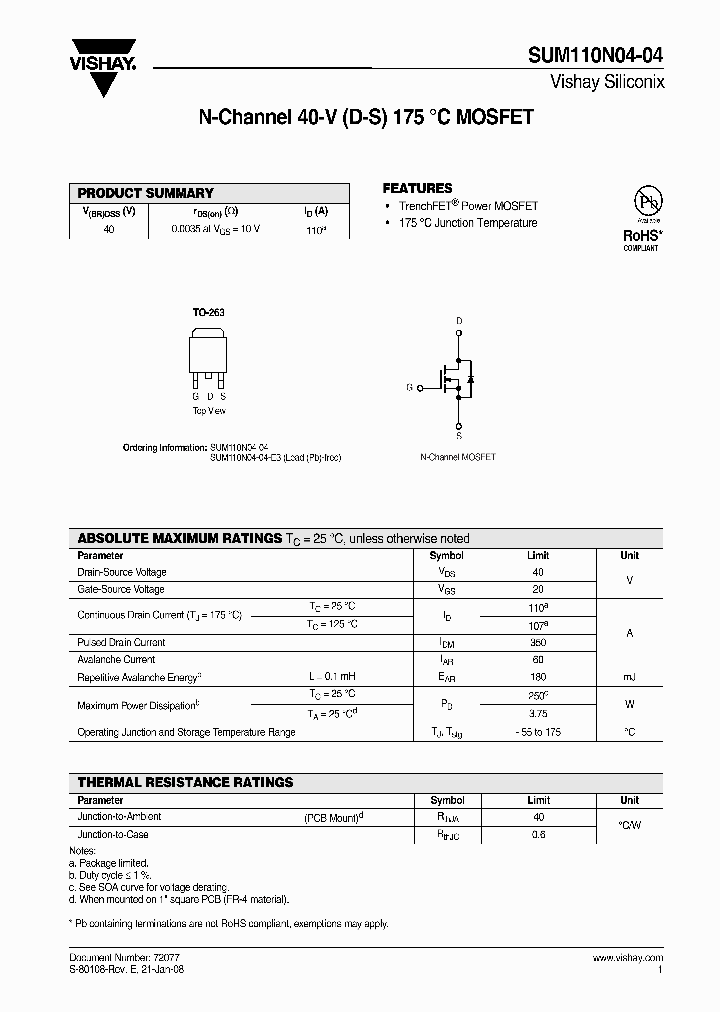 SUM110N04-04-E3_7069667.PDF Datasheet