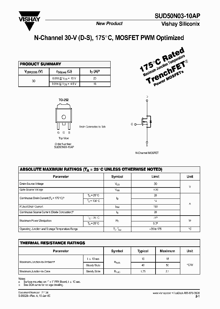 SUD50N03-10AP-E3_7079488.PDF Datasheet