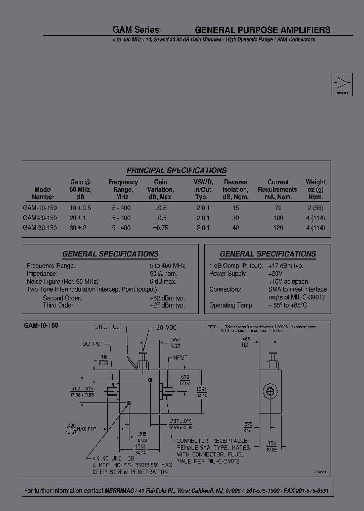 GAM-30-150_7088402.PDF Datasheet