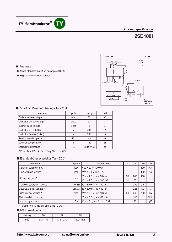 2SD1001_7100397.PDF Datasheet