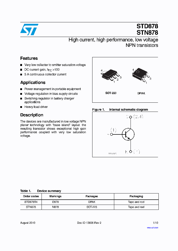 STD878T4_7092796.PDF Datasheet