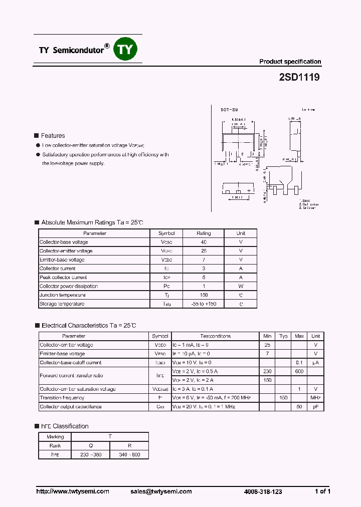 2SD1119_7105665.PDF Datasheet