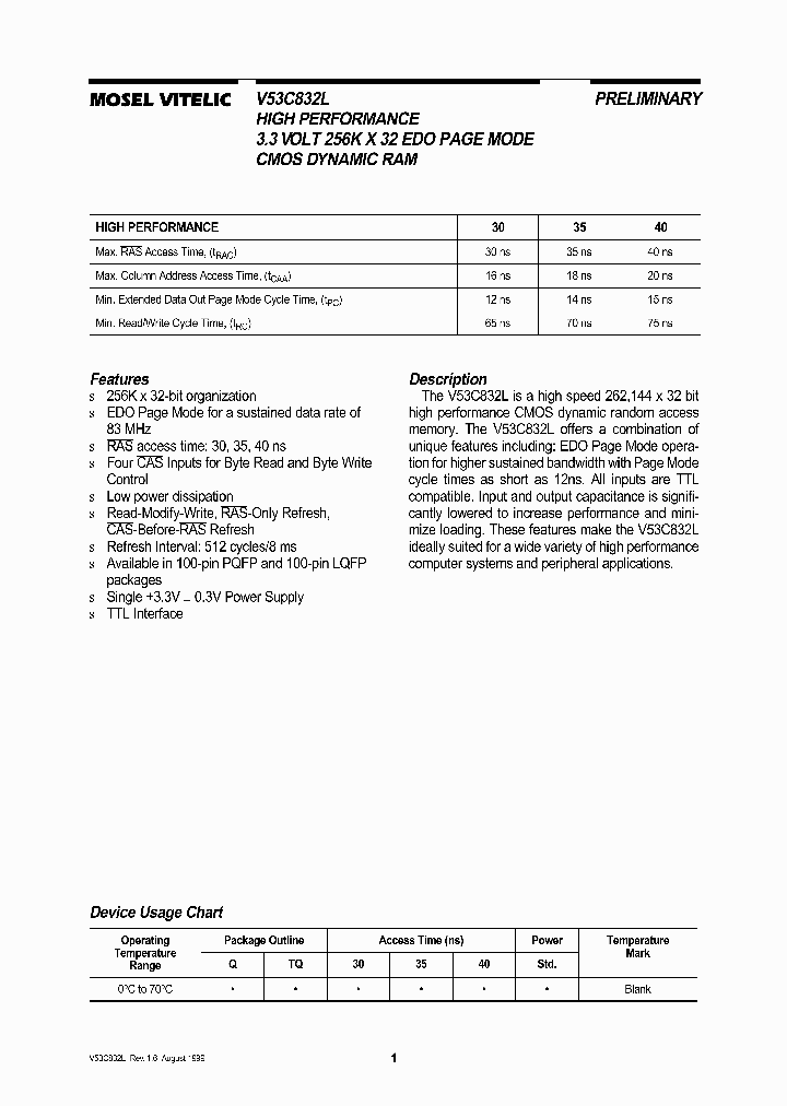 V53C832L30_7116583.PDF Datasheet