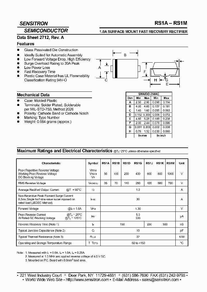 RS1G-G_7124335.PDF Datasheet