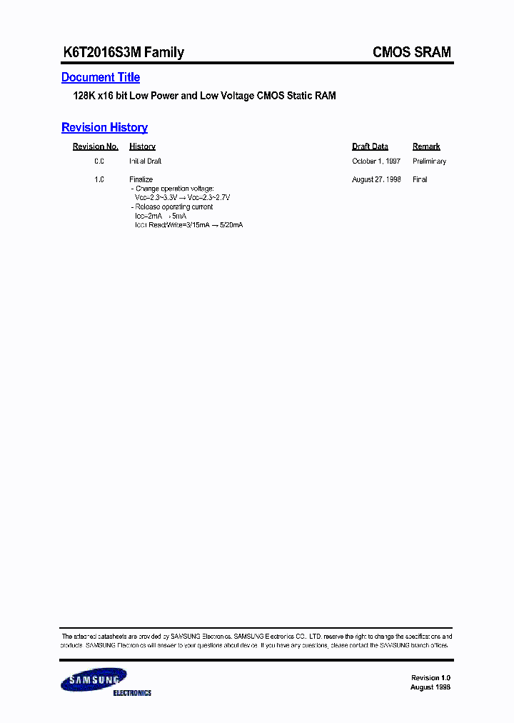 K6T2016S3M-TF12_7139006.PDF Datasheet