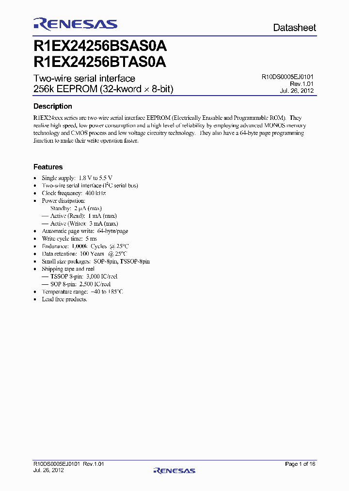 R1EX24256BSAS0A_7164247.PDF Datasheet