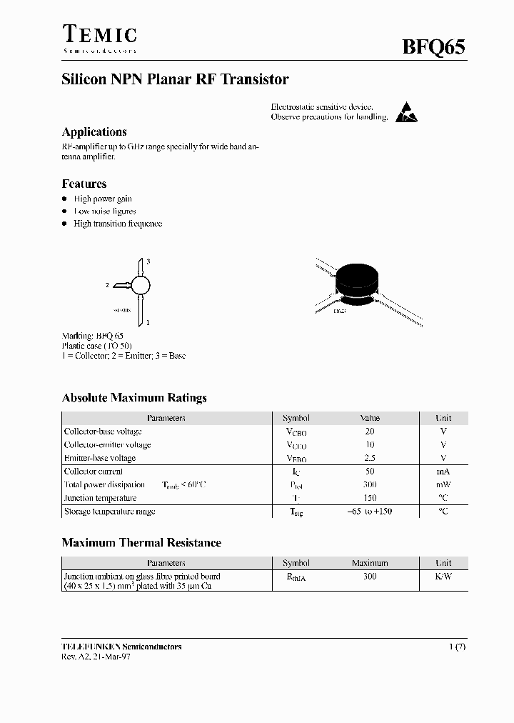 BFQ65_7169786.PDF Datasheet