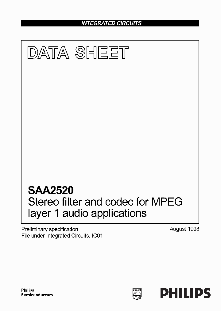 SAA2520_7175770.PDF Datasheet