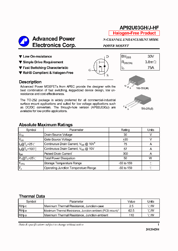 AP92U03GHJ-HF_7193371.PDF Datasheet