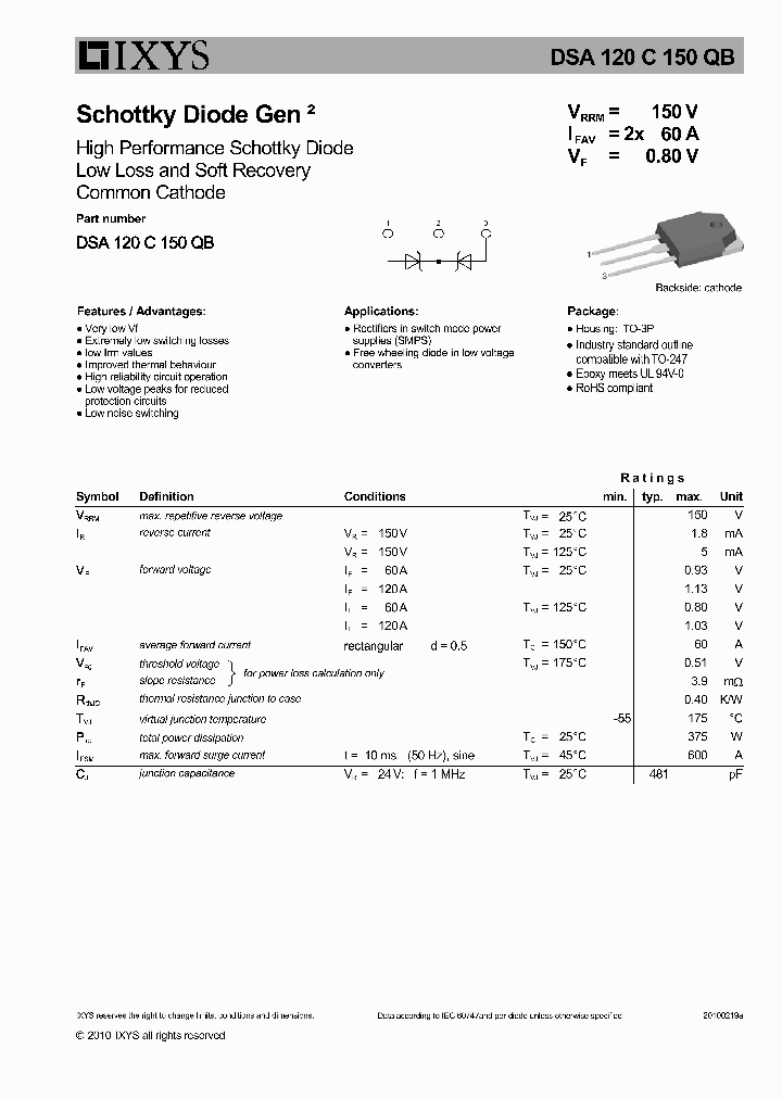 DSA120C150QB_7216417.PDF Datasheet