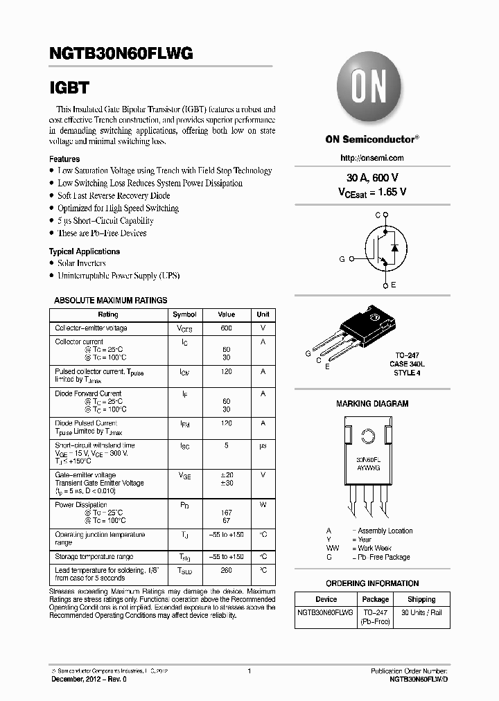 NGTB30N60FLWG_7217347.PDF Datasheet