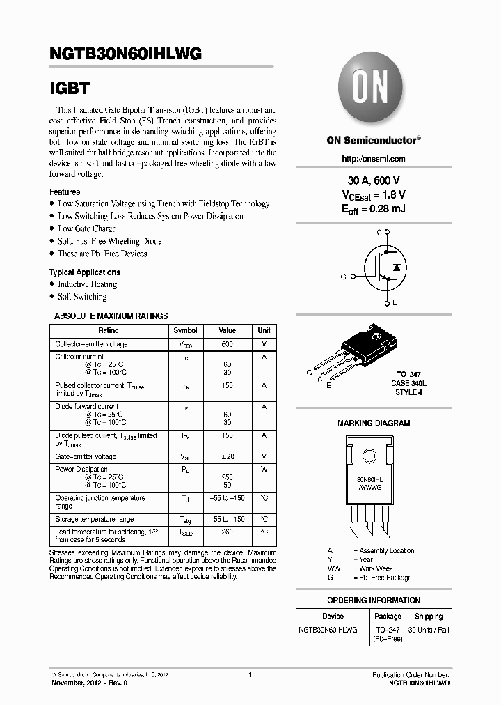 NGTB30N60IHLWG_7217349.PDF Datasheet