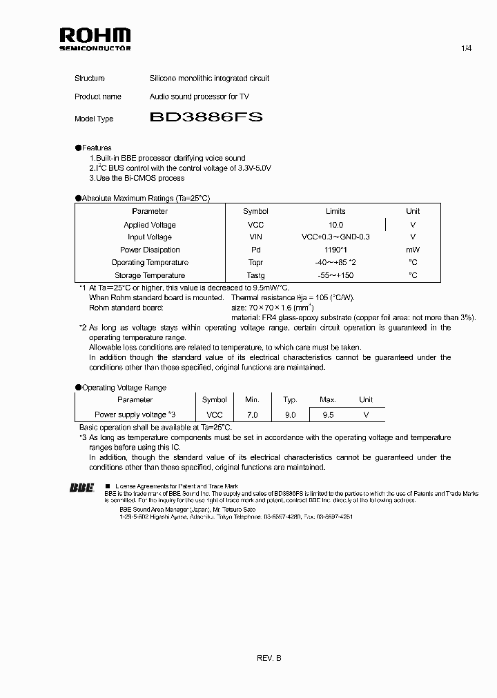 BD3886FS11_7225026.PDF Datasheet