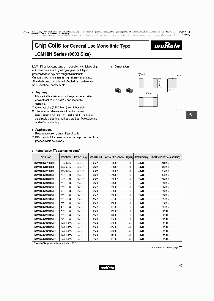 LQM18NN1R0K00P_7227872.PDF Datasheet