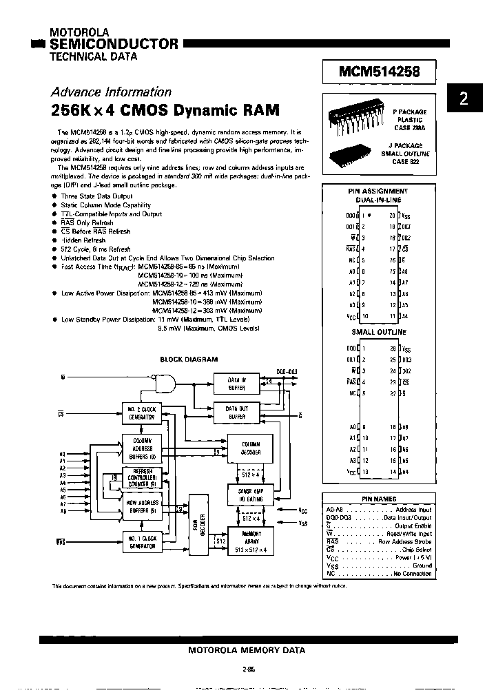 MCM514258J10_7228731.PDF Datasheet