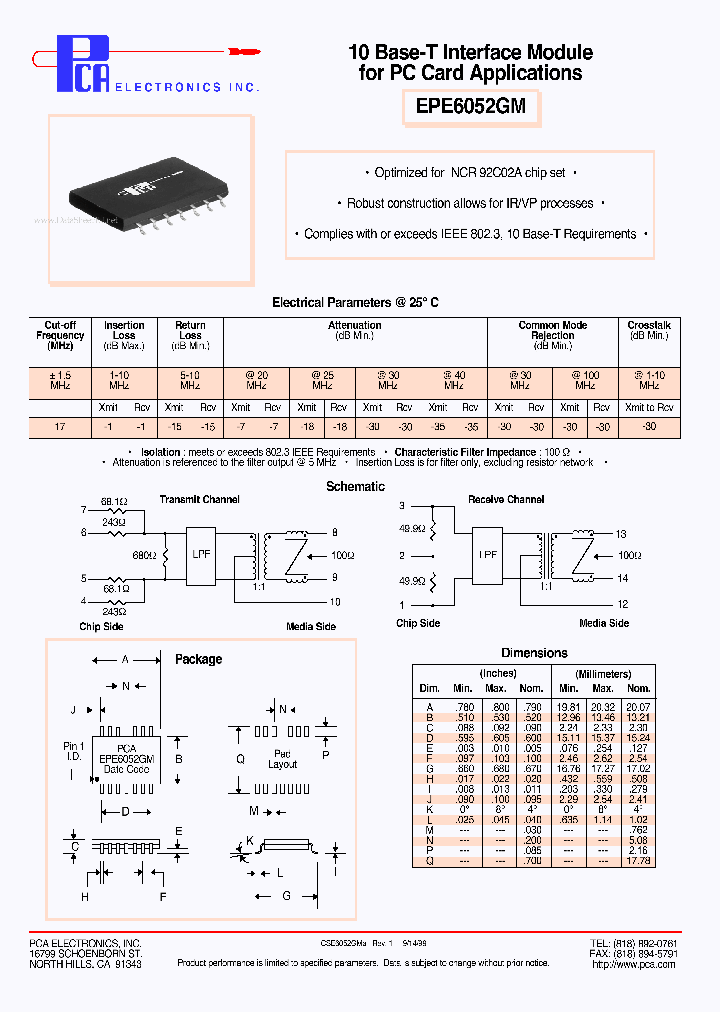 EPE6052GM_7238120.PDF Datasheet