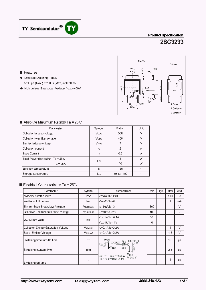 2SC3233_7240802.PDF Datasheet