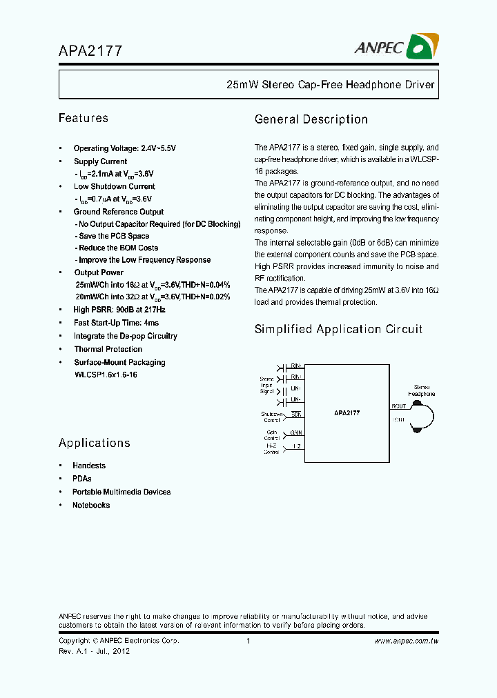 APA2177HAI-TRG_7244707.PDF Datasheet