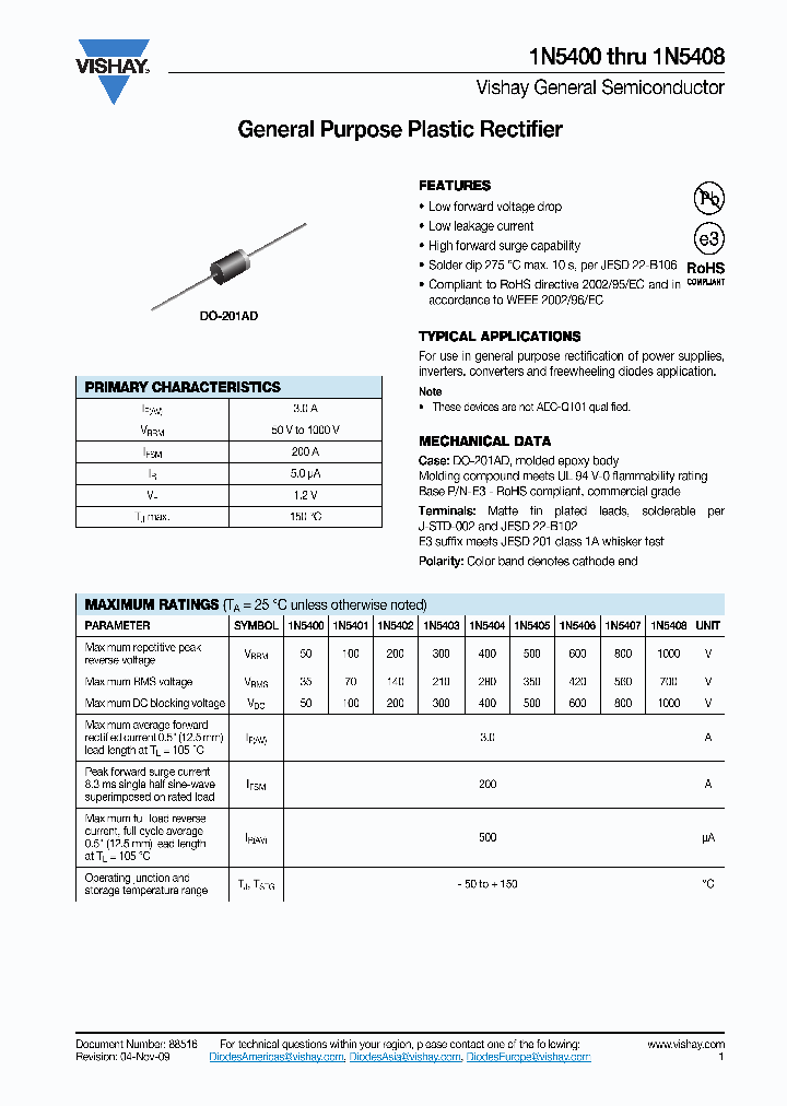 1N5405_7245728.PDF Datasheet