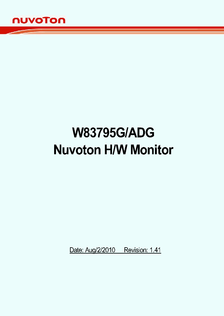 W83795ADG_7246555.PDF Datasheet