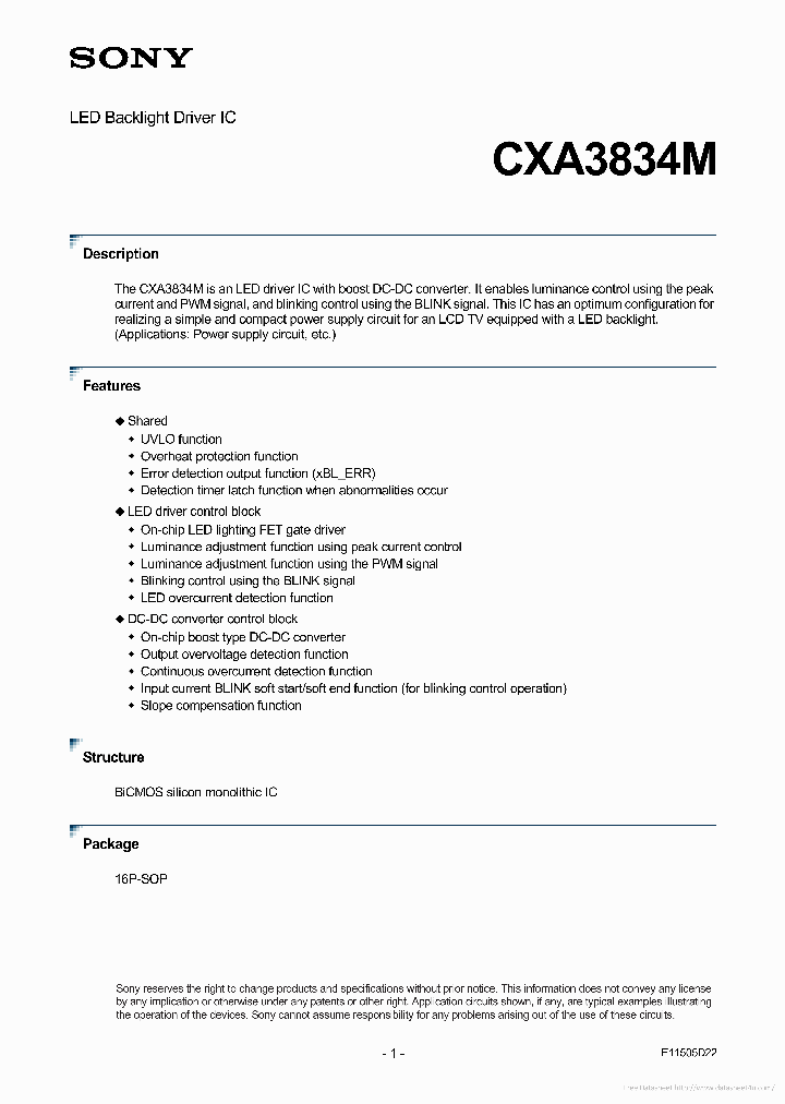CXA3834M_7306834.PDF Datasheet