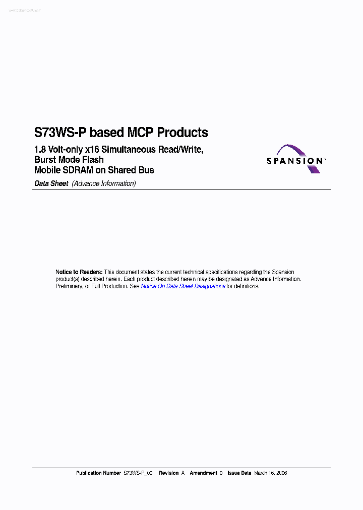S73WS512P_7307639.PDF Datasheet