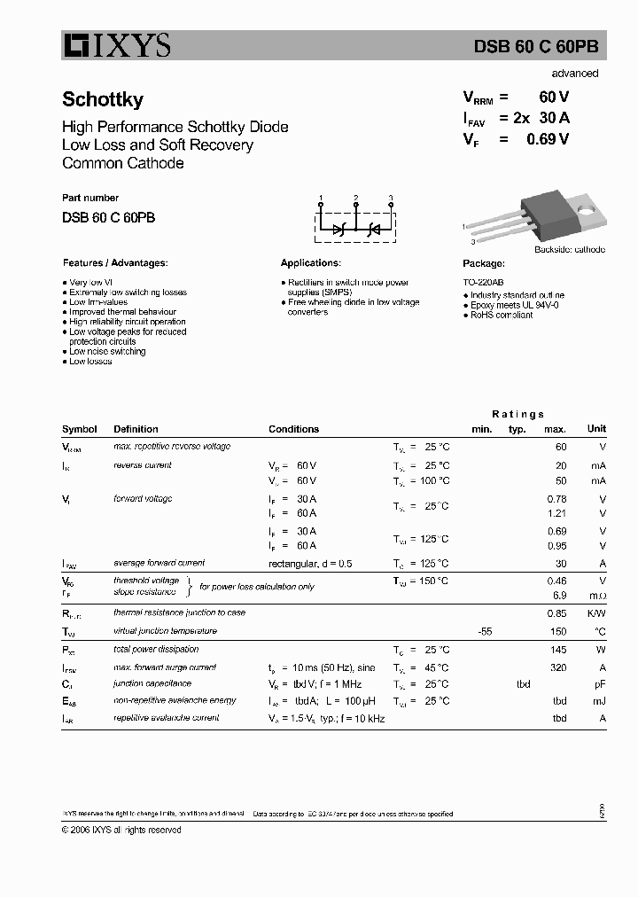 DSB60C60PB_7308310.PDF Datasheet