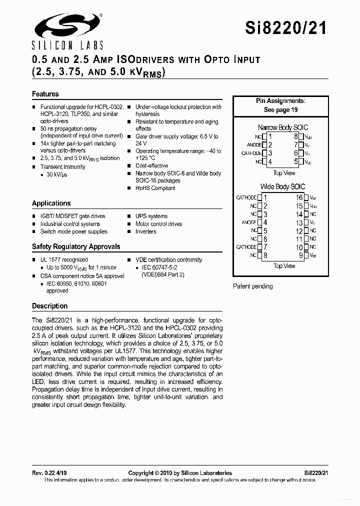 SI8220_7308955.PDF Datasheet