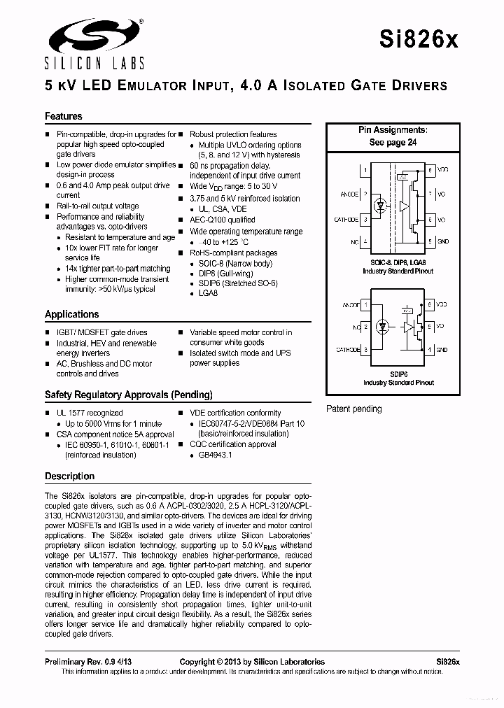 SI8261_7308959.PDF Datasheet