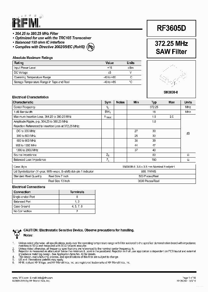 RF3605D_7318829.PDF Datasheet