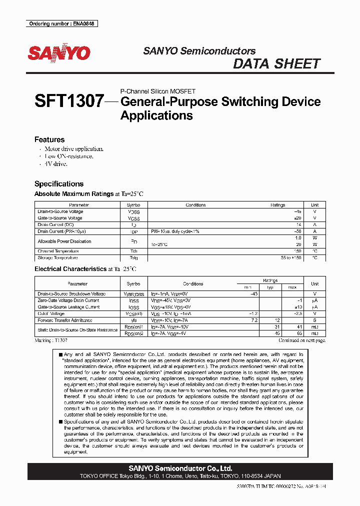SFT1307_7320023.PDF Datasheet