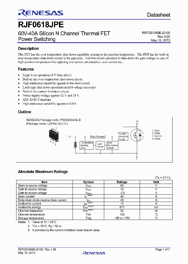 RJF0618JPE_7328799.PDF Datasheet