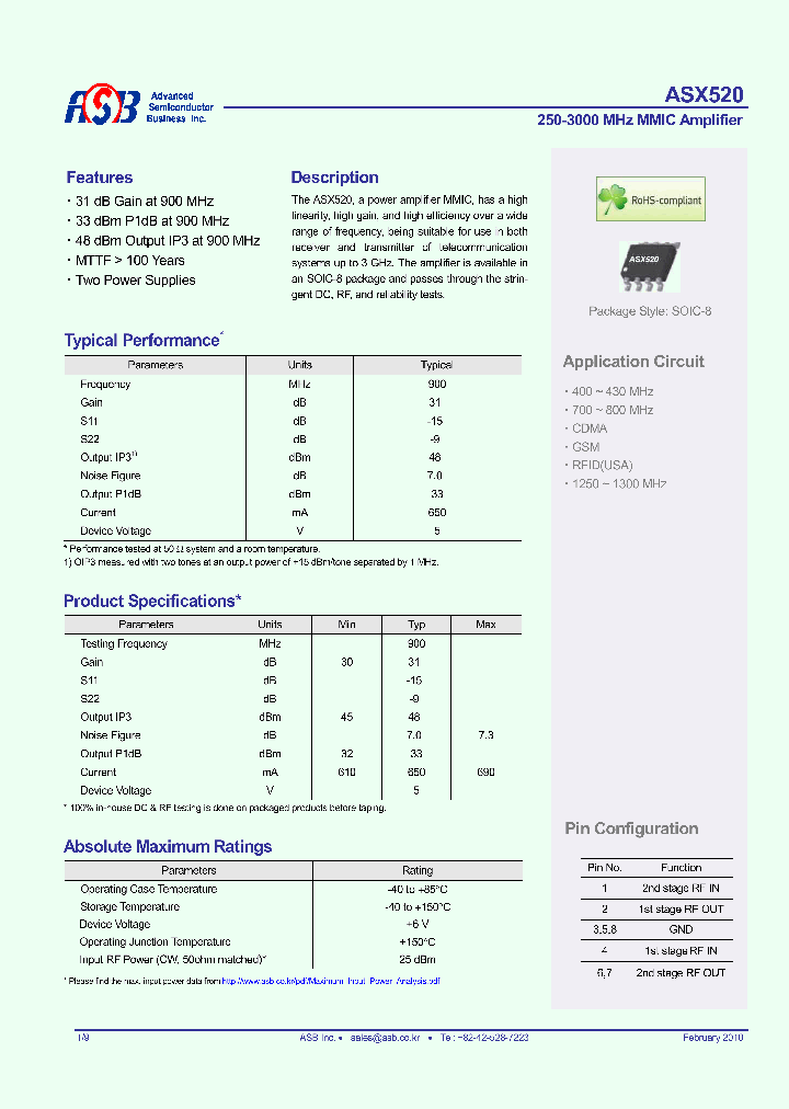 ASX520_7352526.PDF Datasheet