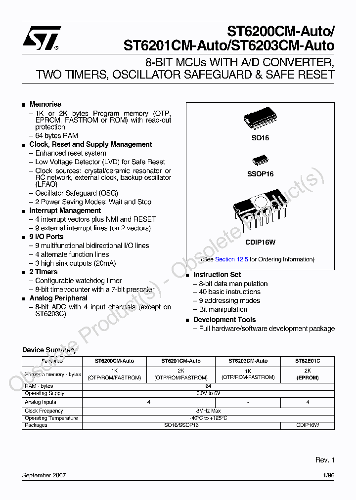 ST62T01CB6_7380847.PDF Datasheet