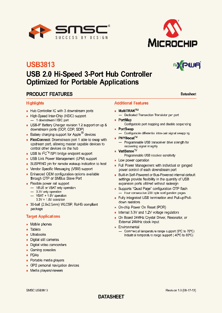 USB3813I-1080XY-TR_7393260.PDF Datasheet