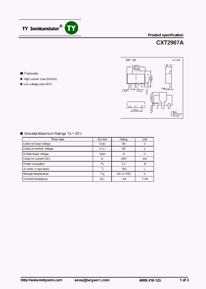 CXT2907A_7405840.PDF Datasheet