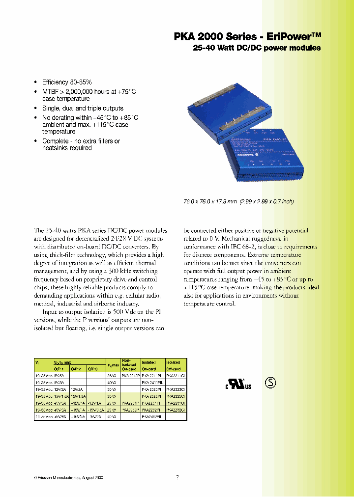 PKA2231P_7416613.PDF Datasheet