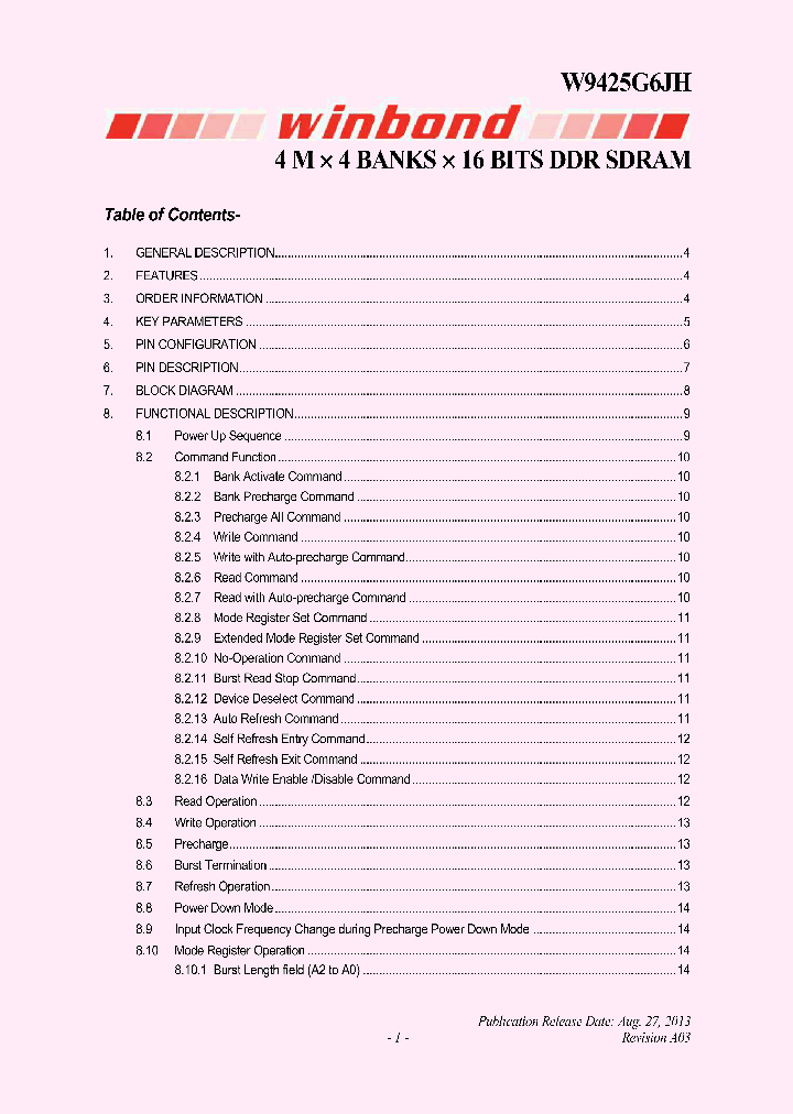 W9425G6JH_7449558.PDF Datasheet