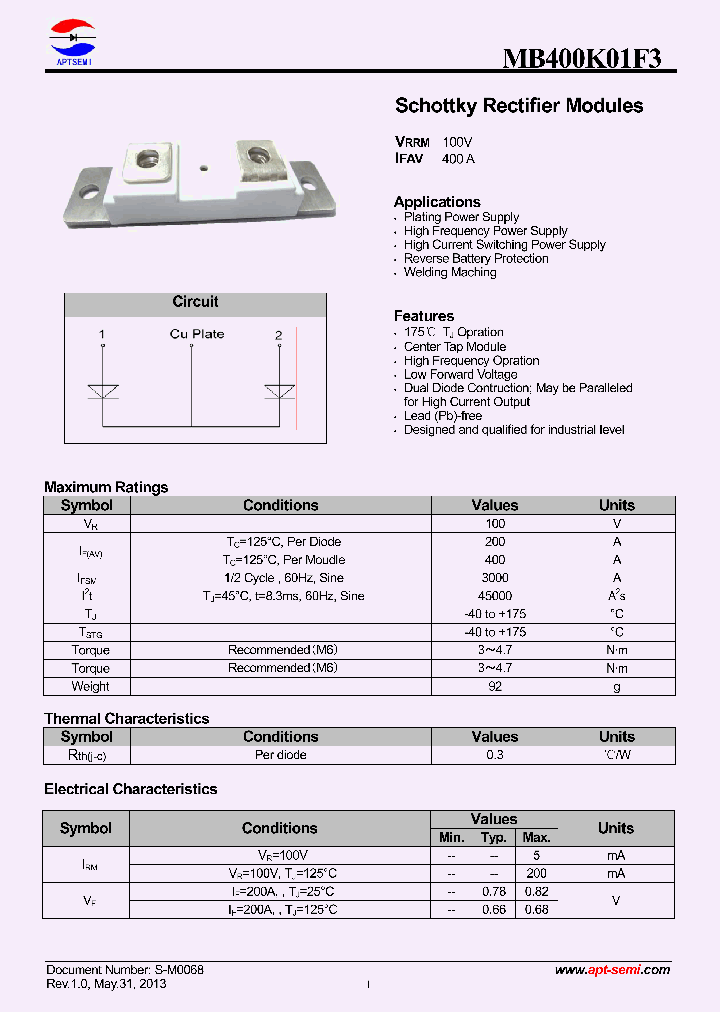 MB400K01F3_7464416.PDF Datasheet